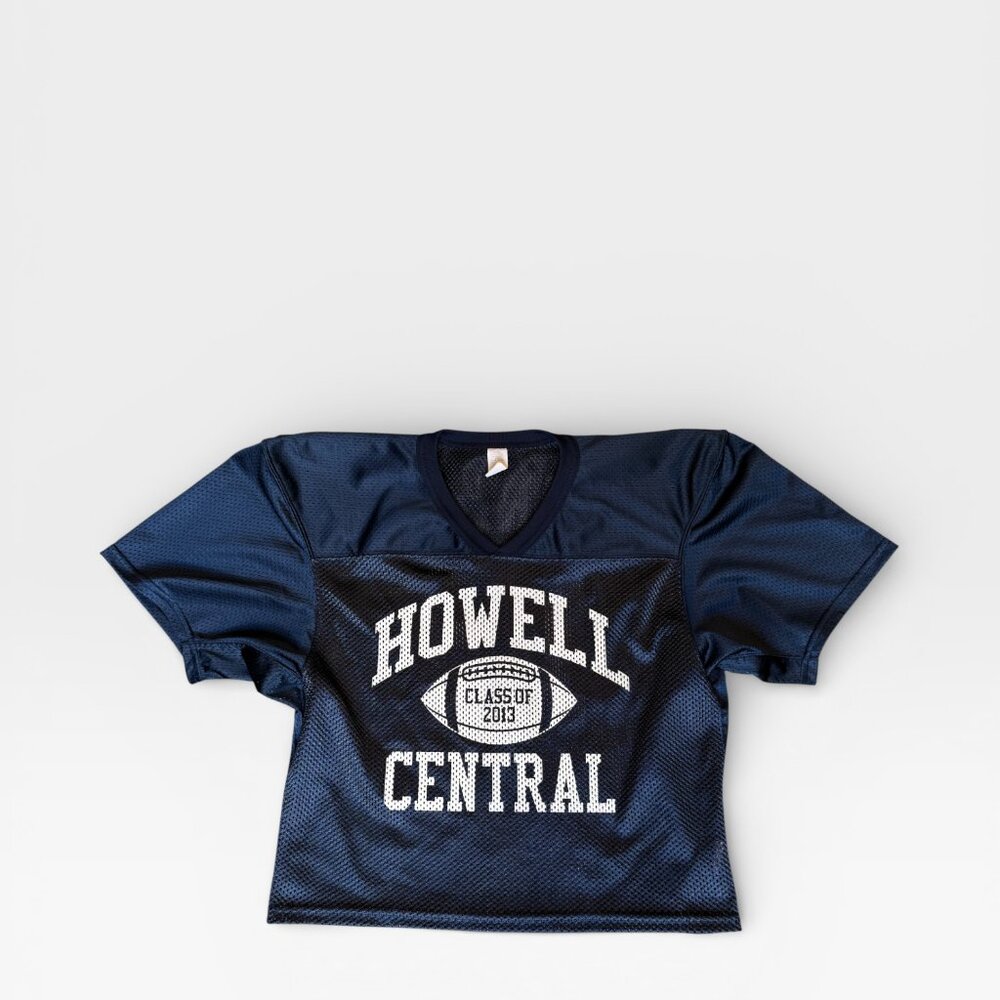 A4 Cropped Mesh 'Howell Central' Spartans Football Jersey